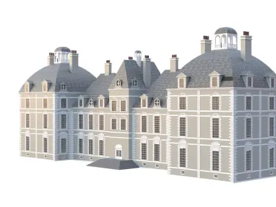 French Chateau  3D model