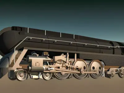 Locomotive steam Free 3D model purchase