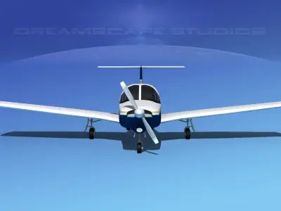 Piper Turbo Arrow III 3D model