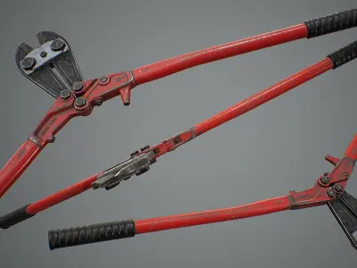 Bolt Cutters Low-poly 3D model purchase