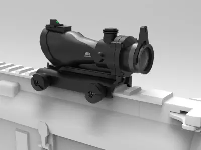 Trijicon TA01NSN SOCOM Low-poly 3D model