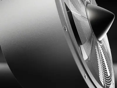 Industrial fan Free 3D print model