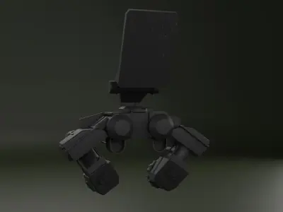 Special forces nightvision goggles Low-poly 3D model