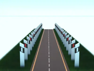 Highway 3D model 3