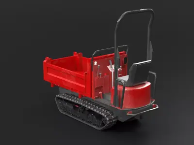 Yanmar C-12R Compact Tracked Carrier 3D model