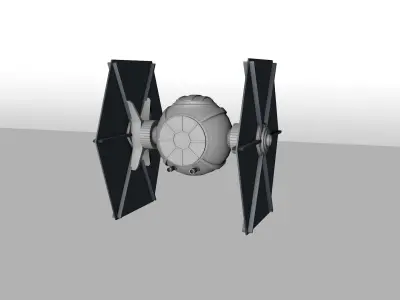 Star Wars Tie Fighter Free 3D model