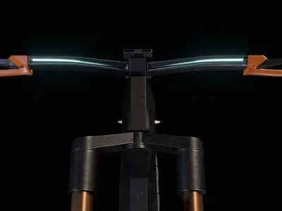 E-bicycle concept 3D model