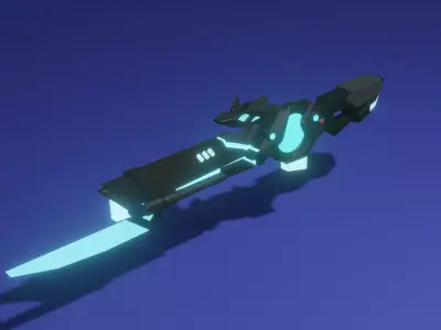 low poly Trillian Low-poly 3D model