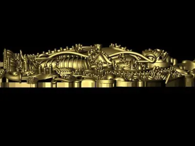 temple jewellery 3D print model purchase