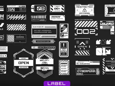 150 SCI-FI DECAL VOL01 Texture