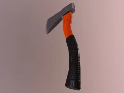 Camping Axe Low-poly 3D model purchase