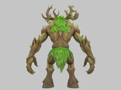 Forest Guardian 3D Model Low-poly 3D model
