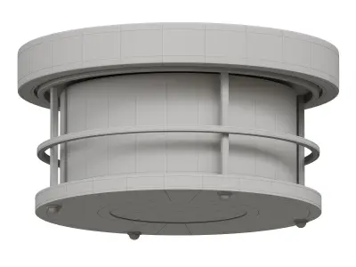 Emliviar Round Ceiling Light 3D model