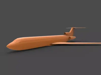 Boeing 727 3D print model