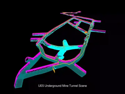 Mining Equipments and 3D Scenes 3D Model Pack
