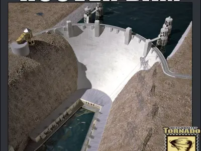 Hoover Dam 3D model