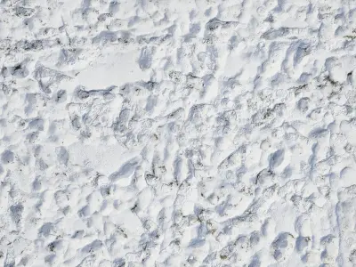 UE Snow area materials  part 01 Low-poly 3D model
