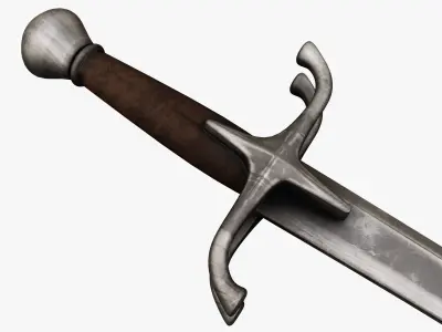 Medieval weapons Low-poly 3D model get