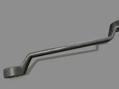 wrench Low-poly 3D model 17