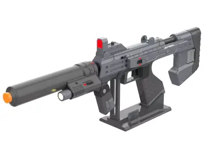 M7 SMG - Halo - Commercial - Printable - STL 3D print model