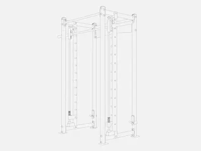 Squat Rack 3D model purchase
