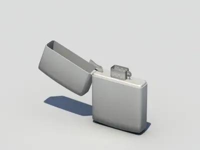 Zippo lighter Free low-poly 3D model
