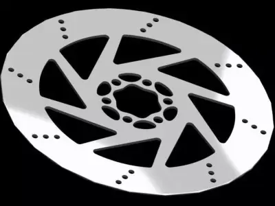 Disc bicycle brake Free 3D model
