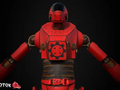 Robot Free low-poly 3D model shop