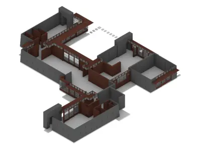 RM Schindler_Mak Center 3D model