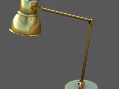 Desk Lamp Low-poly 3D model