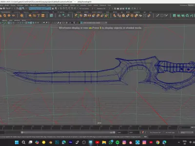 dragger model  Low-poly 3D model