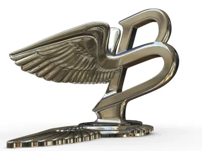 bentley logo 3D model from CGTrader