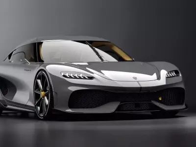 Koenigsegg-Gemera-Lithophane-Lightbox futuristic sports car 3D print model