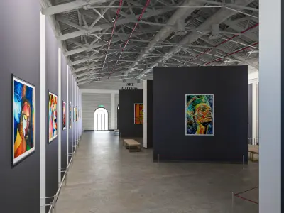 Art Gallery 3D model 5