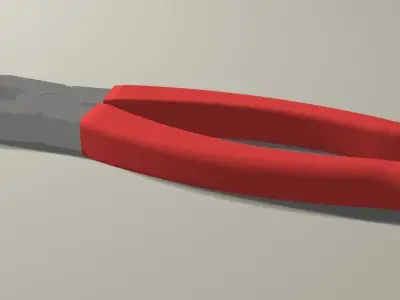 Pinzas pliers Free low-poly 3D model