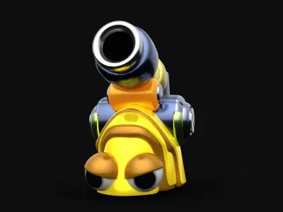 GunBound Grub 3D model
