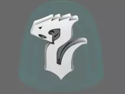 Void Serpents V10K Shoulder Symbols LEFT 3D print model