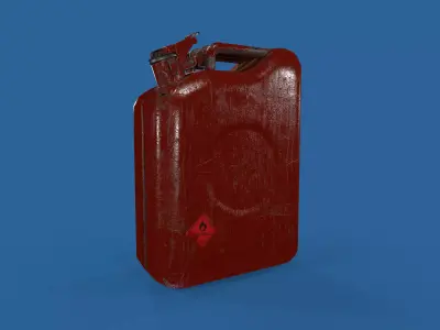 Canister  Low-poly 3D model