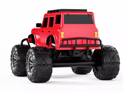 Offroad Monster Truck Vehicle 3D model