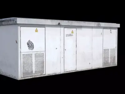 Power Generator PBR LowPoly Low-poly 3D model