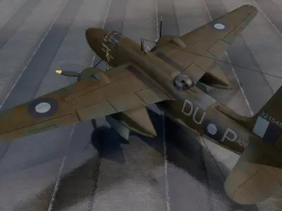 Douglas Havoc Mk-2  -  RAAF 3D model