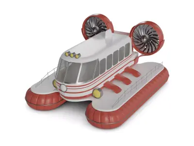 Hovercraft 3D model by NataBond