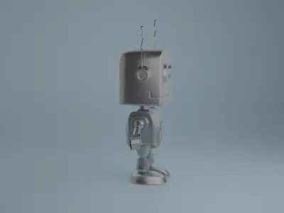 robot 3D model 80