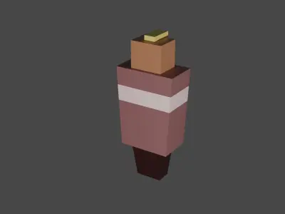Low Poly Soldier Set For Strategy Games Low-poly 3D model