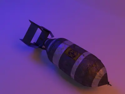Nuclear Bomb 3D model get