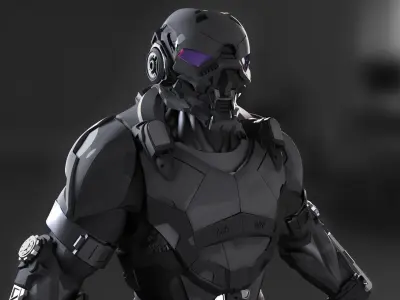 Sci-Fi Characters  Part 1 3D Model Pack purchase