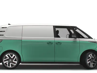 Volkswagen ID Buzz Cargo LWB 2023 3D model