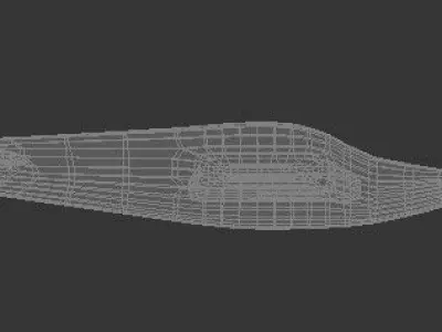 3D model of airplane Utva 75 Free low-poly 3D model