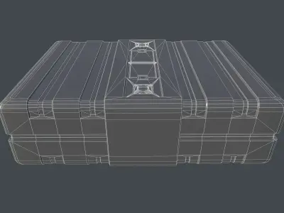 Sci-Fi Case Low-poly 3D model purchase