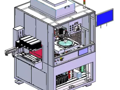 High-speed and high-precision die bonder AD832 for 12-inch chips 3D model